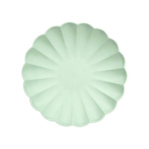 Meri Meri Small Mint Sorbet Compostable Plates (Pack of 8) - 1 of 2