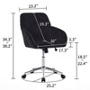 NicBex Adjustable Office Chair with Soft Cushion,Modern Computer Chair with Ergonomic Design,Swivel Desk Chair for Adult,Student - 3 of 4
