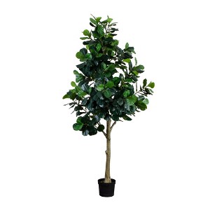 Nearly Natural 13-ft Artificial Fiddle Leaf Fig Tree - 1 of 4