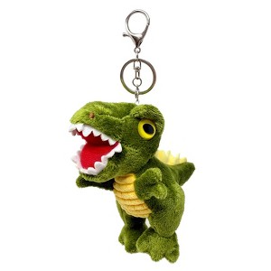 Wrapables Cute Plush Keychain Pendant Charm for Bag, T-Rex - 1 of 4