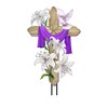 Briarwood Lane Metal Art 28x15 Easter Lily Cross For Easter Metal Art - 3 of 3