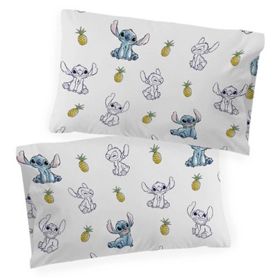 Saturday Park Lilo and Stitch Watercolor Vibes 100% Organic 2 Pack Cotton Pillowcase