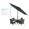 Best Choice Products 10ft Outdoor Steel Market Patio Umbrella w/ Crank, Tilt Push Button, 6 Ribs - 2 of 4