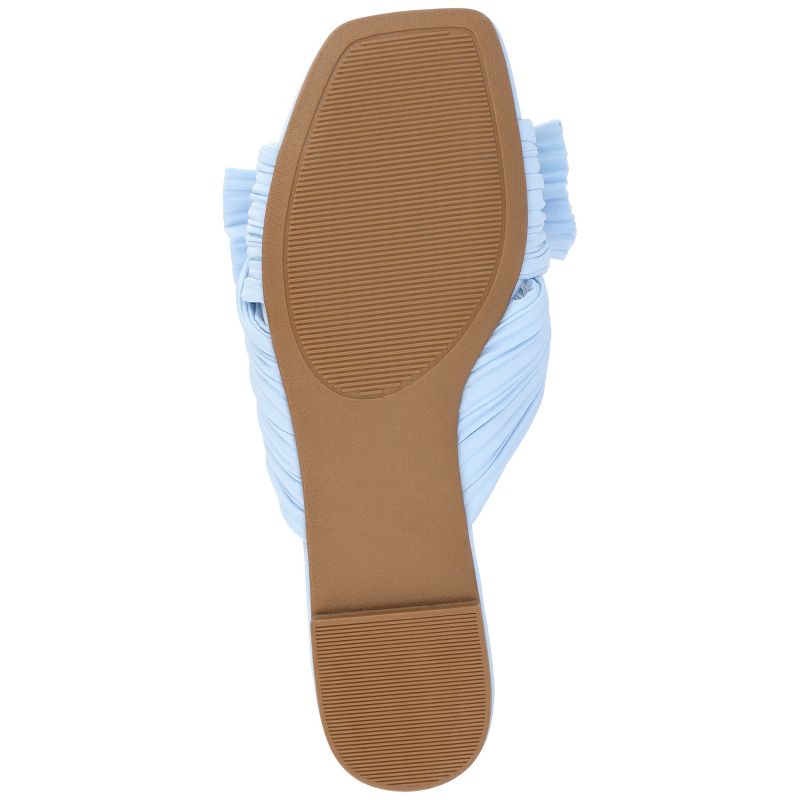 Journee Collection Womens Medium and Wide Width Serlina Tru Comfort Foam Slide Low Block Heel Sandals, 6 of 11