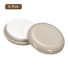 Unique Bargains Plastic Self-adhesive Smooth Round Carpeted Tile Vinyl Furniture Sliding Pad - 3 of 4