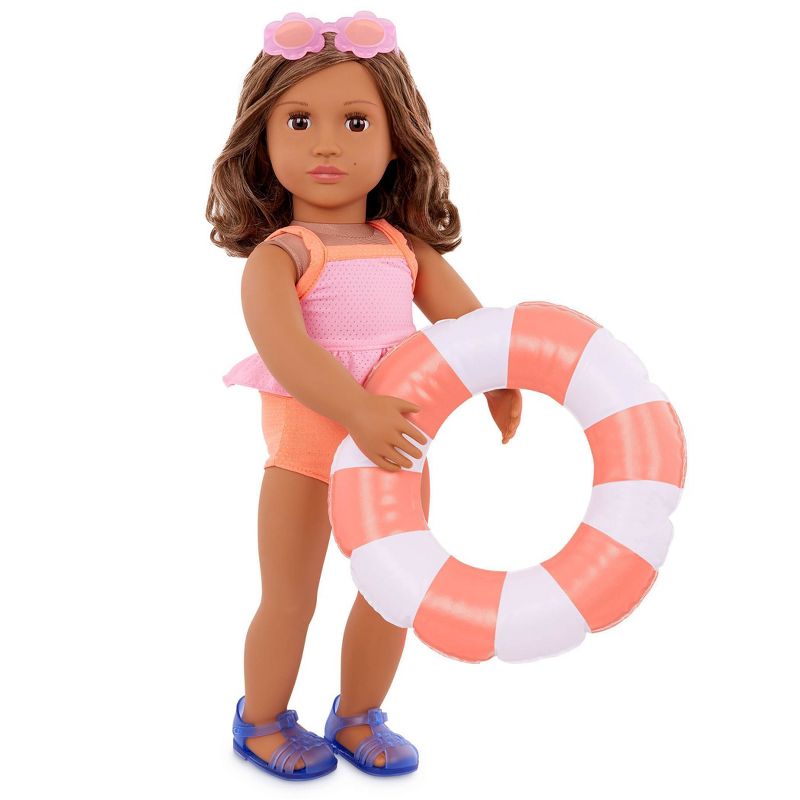 Our Generation Floaty Fun Swimsuit Outfit for 18&#39;&#39; Dolls, 3 of 8