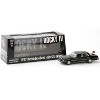 1977 Mercedes-Benz 450 SEL (W116) Black with Soviet Flag "Rocky IV" (1985) Movie 1/43 Diecast Model Car by Greenlight - 3 of 4