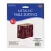Beistle Pkgd 1-Ply Metallic Table Skirting, 30" x 14', (1/Pkg) - 3 of 4