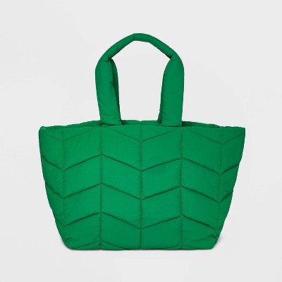 Green tote handbag sale