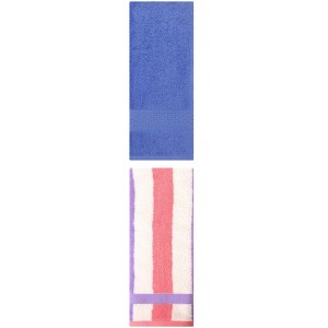 REGALWOVEN Cotton Absorbent Soft Decorative Hand Towels 13" x 30"/13" x 29" 2 Pcs - 1 of 4