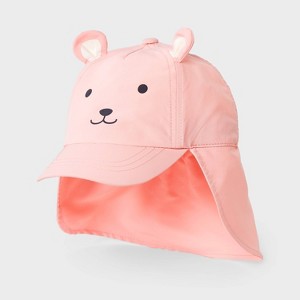 Baby Girls' Critter Swim Hat - Cat & Jack™ Pink - 1 of 3