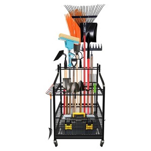 Garden Tool Organizer, Yard Tool Organizer, Heavy Duty Garden Tool Organizer for Garage, Partition Tool Organizer and Storage for Shed,  Tool Stand - 1 of 4