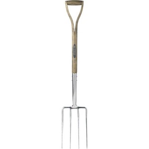 Spear & Jackson Traditional Stainless Steel Digging Fork, Heavy Duty Durable Stainless Steel Garden Tool, Ideal for Digging, Aerating, and Turning - 1 of 4