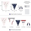 Big Dot of Happiness Batter Up - Baseball - DIY Baby Shower or Birthday Party Pennant Garland Decoration - Triangle Banner - 30 Pieces - 3 of 4