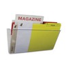 Storex Wall File, Legal Size, 16" x 4" x 7", Clear - 3 of 4