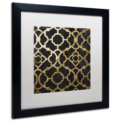 Trademark Fine Art-Color Bakery 'Moroccan Gold IV' Matted Framed Art