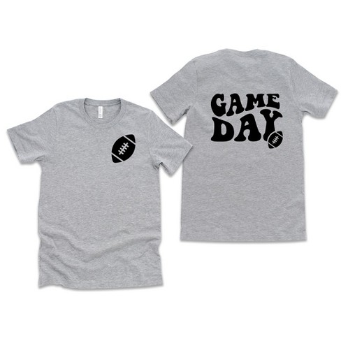 Simply Sage Market Women's Game Day Football Front and Back Design Short Sleeve Graphic Tee - image 1 of 4