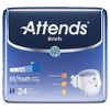Attends Adult Unisex Briefs with Refastenable Tabs - 2 of 3