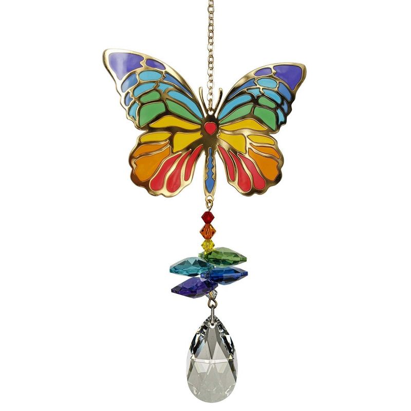Woodstock Crystal Suncatchers, Crystal Wonders Butterfly, Crystal Wind Chimes For Inside, Office, Kitchen, Living Room Décor, 5"L, 4 of 8