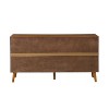 Abigail 57" Wide 3 Drawer Sideboard with Hardwood | KARAT HOME-ACORN - 4 of 4