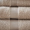 100% Cotton Solid Color Luxury Bath Towel Set, Heavyweight Ultra Soft Touch Durable Bath Towel - 4 of 4