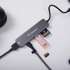 Verbatim® USB-C® Essentials 6-Port Hub, 32156 in Gray - 3 of 4