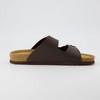 CUSHIONAIRE Men's Lane Cork Footbed Sandal with +Comfort,  Arch Support, Adjustable Straps, Casual Summer Footwear - 4 of 4