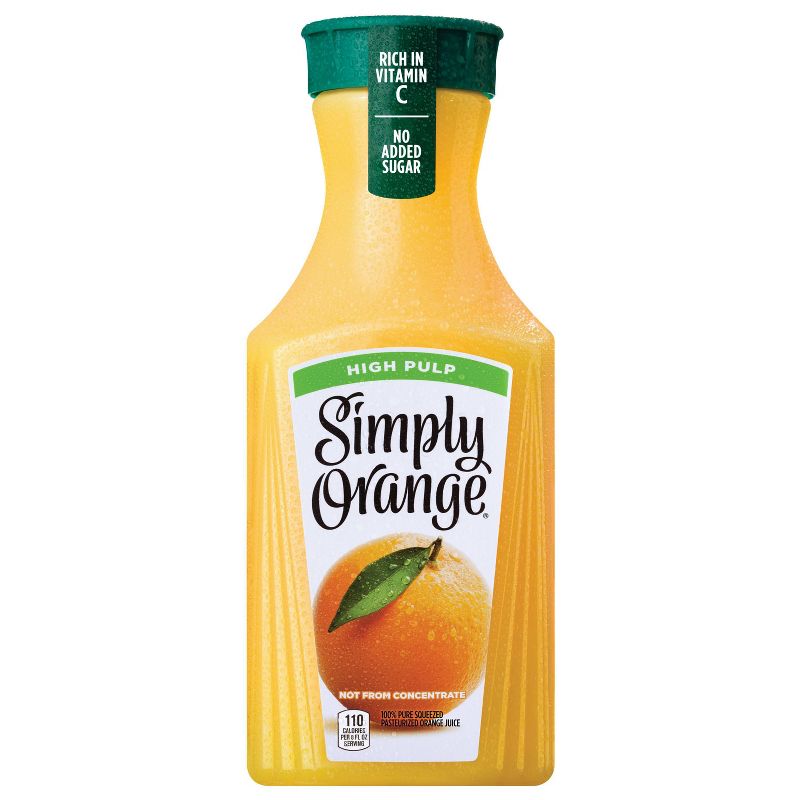 Simply Orange High Pulp Juice - 52 fl oz, 1 of 13