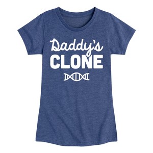 Girls' - Instant Message - Daddy's Clone Fitted Short Sleeve Graphic T-Shirt - 1 of 4