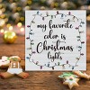 Farmhouse Christmas Wooden Block Sign - Indoor Decor, 5 x 5 Inch - 2 of 4