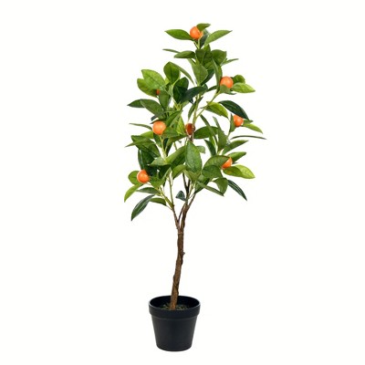 Vickerman 29" Artificial Potted Orange Tree.