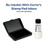 Carter's Micropore Stamp Pad 4 1/4 x 2 3/4 Black 21281 - 4 of 4
