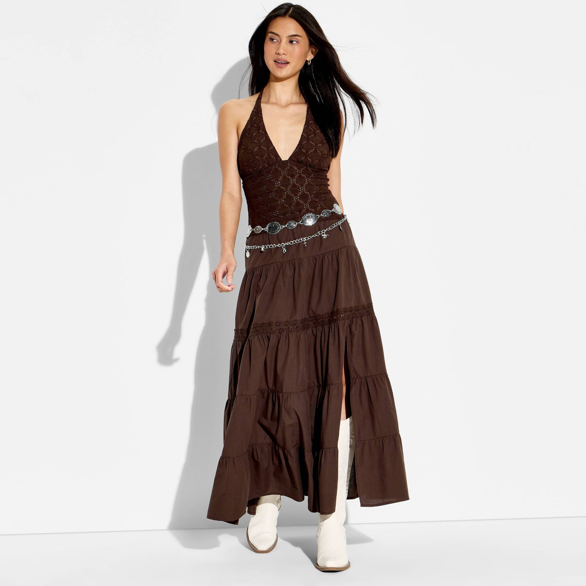 Women's Lace Halter Top - Wild Fable™