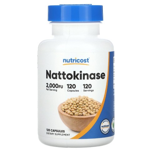 Nutricost Nattokinase, 2,000 FU, 120 Capsules - image 1 of 2