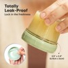12pk Prep Baby Food Storage Containers, 4 oz Leak-Proof, BPA Free Glass Baby Food Jars for Feeding - 2 of 4
