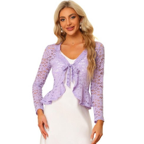 Lavender shrug jacket best sale