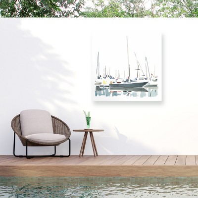 "Sailboat Scenery I" Outdoor Canvas