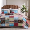 Greenland Home Fashion Bohemian Dream Quilt Set - 2 - Piece - Multi - 3 of 4