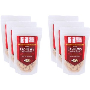 Equal Exchange Organic Cashews Roasted Salted - Pack of 6 - 8 OZ - 1 of 2