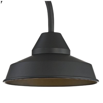 Westley Black Metal LED Landscape Pathway and Spot Light Set