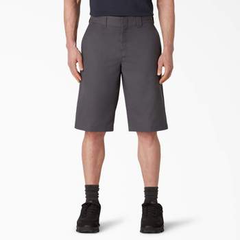 Dickies Cooling Active Waist Flat Front Shorts, 13"