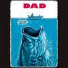 Men's Design By Humans Dad Needs a Bigger Bass Fishing Boat By MudgeStudios T-Shirt - 2 of 2