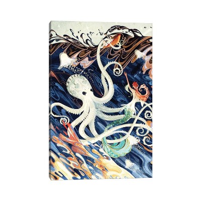 iCanvas Little Mermaid by Sija Hong Canvas Print Wall Art
