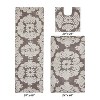 Medallion Collection 3 Piece 100% Cotton Tufted Bathroom Rug Set  with Non-Slip Backing, Machine Washable, Tumble Dry Bath Mat - 2 of 4