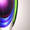Luxury Lane Hand Blown Sommerso Oval Art Glass Vase - 4 of 4