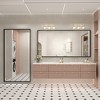 Apmir High-Strength Tempered Glass and Aluminum Alloy Framed French Cleat Mounted Wall Decor Bathroom Vanity Mirror with 5-Year Warranty - 3 of 4
