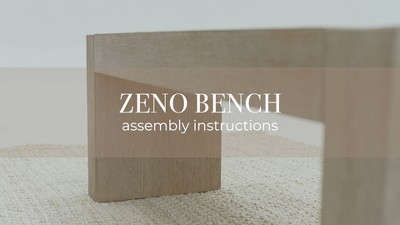 Zeno Weathered Natural Solid Wood Backless Bench