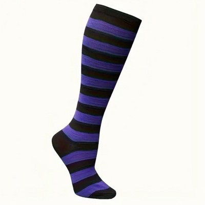 Striped Patterned Knee High Socks from the Sock Panda (Women's Sizes, Adult Medium)