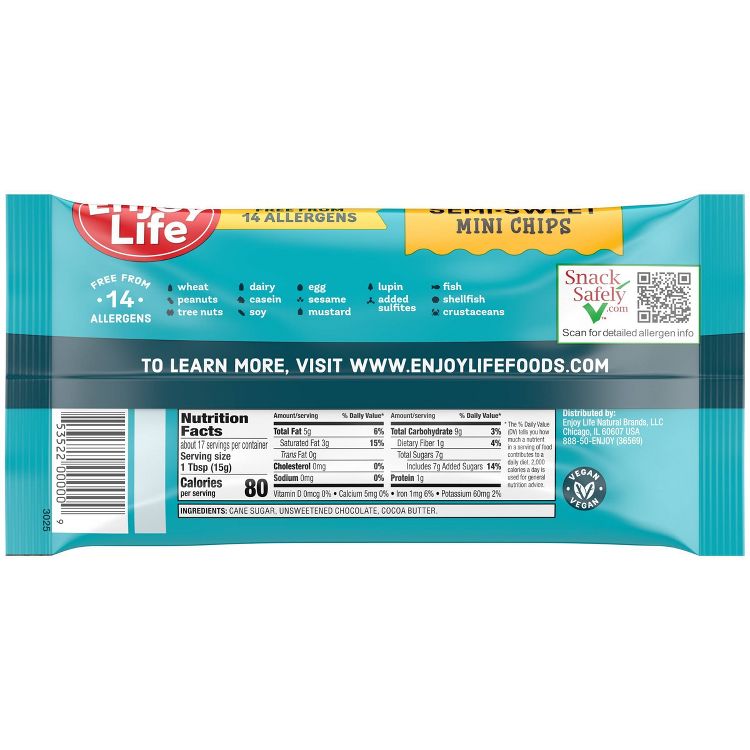 Enjoy Life Dairy Free Vegan Baking Chocolate Chips, 2 of 5