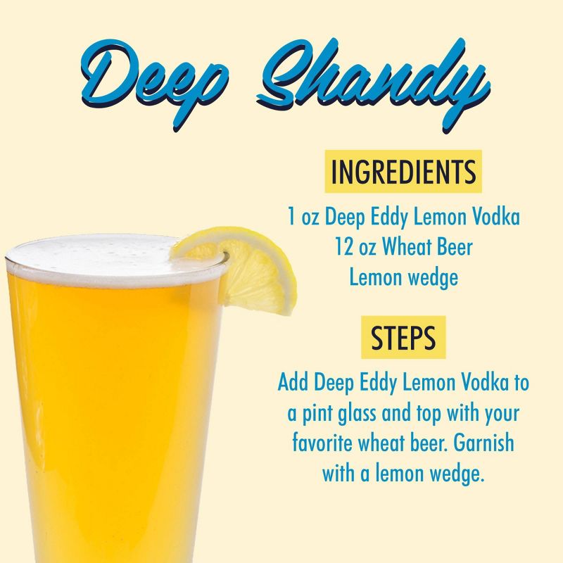 Deep Eddy Lemon Vodka - 1L Bottle, 6 of 9